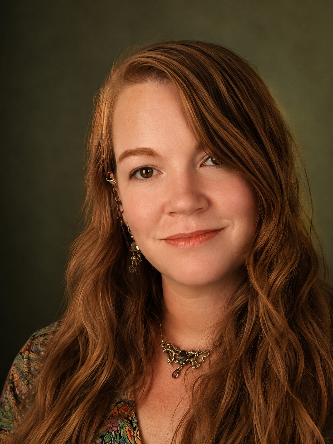 Ashley's Bisbee jewelry studio by candlelight